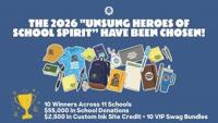 Custom Ink Names 10 National Winners of Inaugural “Unsung Heroes of School Spirit” Award