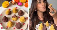 No sugar, 5g protein: Mumbai nutritionist shares healthy dark chocolate and pistachio modak recipe for Ganesh Chaturthi