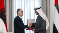 Albanian President bestows UAE President Albania’s highest honour