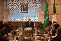 Attaf Receives Delegation from the African Union Peace and Security Council