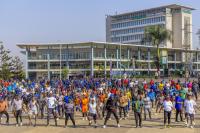 When Thousands Leave Their Cars Behind, Kigali Turns Streets into Spaces for Health