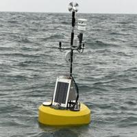 Panther Buoy near Sheboygan Lighthouse measures real time data of Lake Michigan