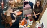 Thai Buddhist monk who was caught on temple CCTV having sex with his lover confesses to two-year relationship - as cops discover haul of jewellery and cash worth £5million