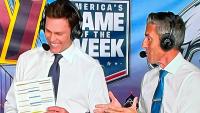 Tom Brady gives blunt response to co-commentator Kevin Burkhardt live on Fox NFL after Las Vegas Raiders question