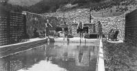 Poet’s widow swims into history with her private pool