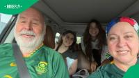 South African family’s 2, 400 km journey earns praise after Springboks victory