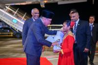 Malaysia PM arrives on state visit