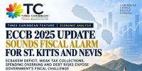 ECCB UPDATE SOUNDS FISCAL ALARM FOR ST. KITTS AND NEVIS: EC$405M DEFICIT, WEAK TAX COLLECTIONS, SPENDING OVERRUNS AND DEBT RISKS EXPOSE GOVERNMENT’S FISCAL CHALLENGE