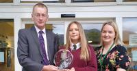 Keswick School student wins award for business studies achievements