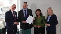 The leaders of Wales, Scotland, and Northern Ireland have signed a memorandum regarding the right to withdraw from the UK