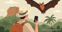 Tourist's Surprise Encounter With Sri Lankan Bat Captures the Internet's Attention