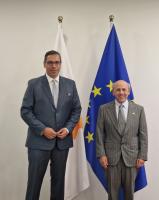 Kombos discusses Cyprus-US strategic partnership with new US ambassador