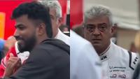 WATCH: Ajith Kumar Loses Cool and Stares at Fan Trying to Take Selfie at UK Racing Event, Video Goes Viral