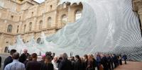 Pope Leo marks 71st birthday by opening water-themed art exhibit