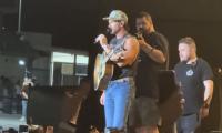 “Thought If I Didn’t Wear Sleeves, Nobody Would Try To Fight” — Riley Green Stops Show During “You Look Like You Love Me” To Break Up Fight
