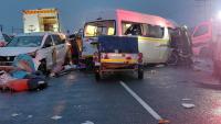 Multiple vehicle road crash in South Africa kills 21