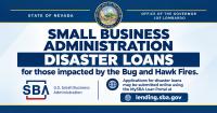Bug and Hawk Fire Survivors May Now Apply for Small Business Administration Disaster Assistance Loans