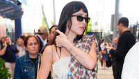 Dakota Johnson Starts Flannel Girl Fall With NYFW's Leading Shirt Trend