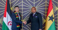 Tayeb Seddik presents copies of credentials to Ghanaian Foreign Minister as SADR Ambassador Extraordinary and Plenipotentiary to Ghana