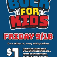 Dutch Bros to donate $1 per drink for Buck for Kids Day