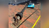 More light poles removed after one fell onto a Massachusetts couple in Old Orchard Beach