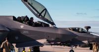 NATO fighters shoot down a drone after activating the alert in Kaunas, Lithuania
