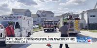 Ohio National Guard testing for chemicals after fire in Proctorville
