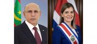 President of Republic Congratulates Costa Rican President