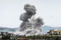 Massive Israeli Explosion in Al-Qantara and Shelling Near Hadatha in Southern Lebanon