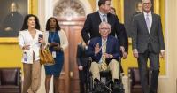 Kentucky Sen. Mitch McConnell returns to Senate, says he wants to get back to ‘business as usual’