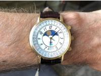 Timex 1990 Moon Phase reissue: First hands-on shots showcase compact, warmer dial, 3-crown design
