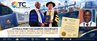 ANTIGUA PORT CEO DARWIN TELEMAQUE EARNS DOCTORAL DEGREE AFTER THREE-YEAR STUDY ON SUSTAINABLE PORT DEVELOPMENT