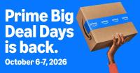 Prime Big Deal Days is Back October 6-7, Kicking Off the Season with Two Days of Exclusive Savings for Prime Members