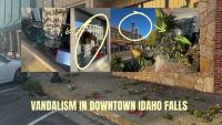 Vandalism reported throughout downtown Idaho Falls over the weekend