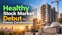Pranav Constructions shares debut on the bourses at a 33% premium to issue price