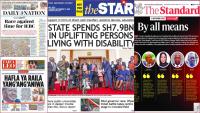 Kenyan newspapers, September 15: Blow to Uhuru Kenyatta as court rules he's barred from politics