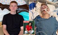 Good Samaritan, 21, trying to stop robbery is shot three times before staggering down bloodied Seattle street where passersby refused to call 911 and FILMED him instead
