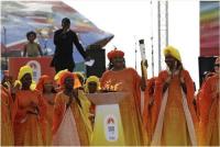 Youth Olympic flame touches down in Senegal