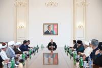 President Ilham Aliyev received participants of international conferences held in Baku - UPDATED