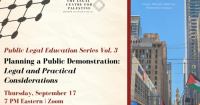 Legal Centre for Palestine Planning a Public Demonstration: Legal and Practical Considerations