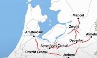 Metal pipes planted on Dutch tracks bring trains to a standstill