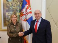 Kozarev Confers with Ambassador of Paraguay