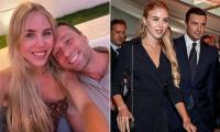 Marine Le Pen's protégé and 'hero of the French working-class' Jordan Bardella, 31, makes first official public appearance with designer-clad Italian princess, 23, at Lake Como conference