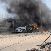 Several Palestinians injured in Israeli strike on vehicle west Gaza City