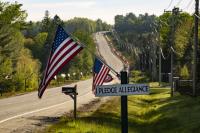 Old Glory, New Tell: How a Flagpole Became a Political Yard Sign