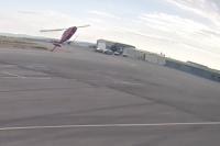 Helicopter crashes onto taxiway at Utah airport