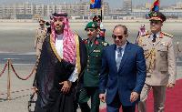 Saudi Crown Prince Mohammed Bin Salman Lands in Cairo