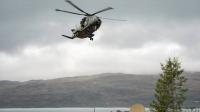 Russian warship fired two emergency flares at Danish military helicopter