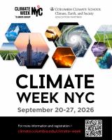 Join Columbia Climate School at Climate Week 2026