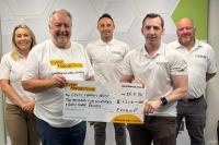 'Means a great deal to us': Northern Ireland employees raise £2,243 for cystic fibrosis charity in memory of Clonoe man